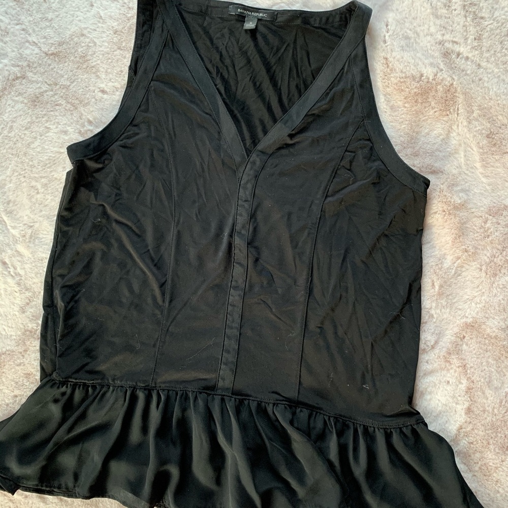 Sleeveless Peplum Top